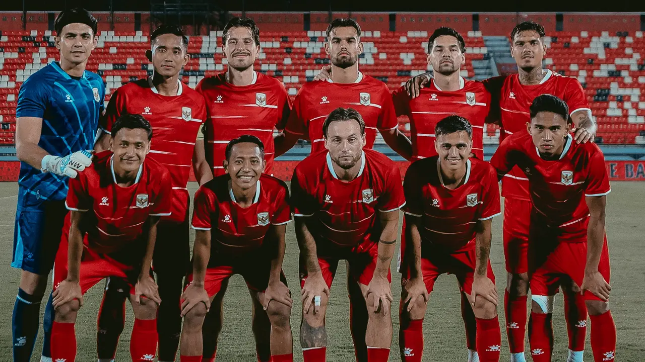 Starting XI Timnas Indonesia melawan Bali United.