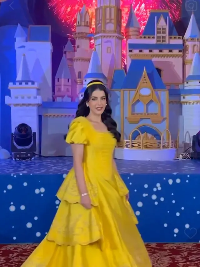 Pesta ulang tahun mewah kedua anak Tasya Farasya bertema Disneyland. [@tasyafarasya]