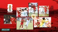 Kolase - Aksi-aksi pertandingan Timnas Indonesia Vs Irak (Bola.com/Adreanus Titus)