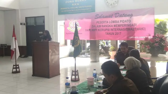 Lomba Pidato soal Korupsi di Purwakarta