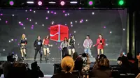 Tiga Orang Beruntung Nge-Dance Bareng ITZY di Peluncuran 'Coca-Cola K-Wave Zero Sugar' dan MV 'Like Magic' di Seoul, Korea Selatan pada Selasa, 20 Februari 2024 (Foto: Aditya Eka Prawira/Liputan6.com/Seoul)