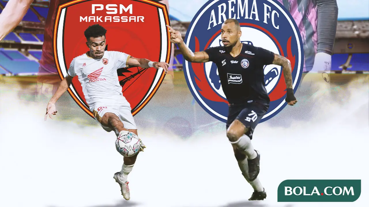 BRI Liga 1 - Duel Antarlini - PSM Makassar Vs Arema FC
