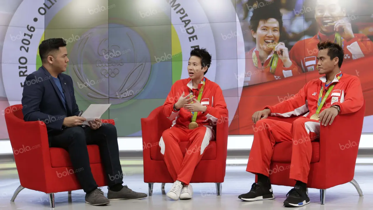 Tontowi Ahmad dan Liliyana Natsir. (Bola.com/Arief Bagus)