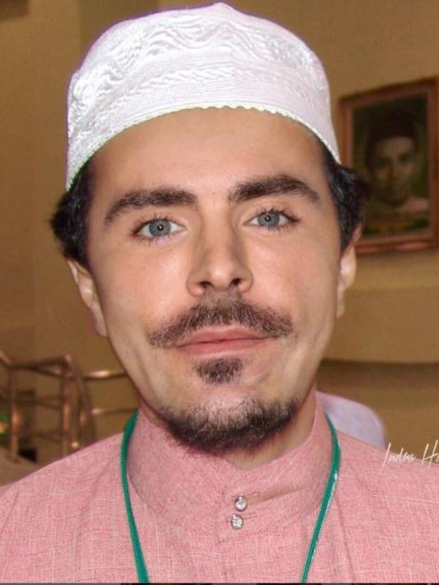 6 Editan Foto Seleb Dunia Pakai Peci Ini Bikin Pangling, Tampak Melokal