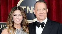 Tom Hanks dan Rita Wilson (popsugar.com)