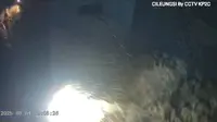 CCTV di Pos Pantau Cileungsi Hanyut Terbawa Arus