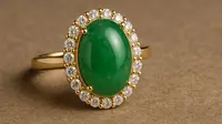 7 Cincin Batu Giok Kekinian untuk Wanita Tampil Elegan