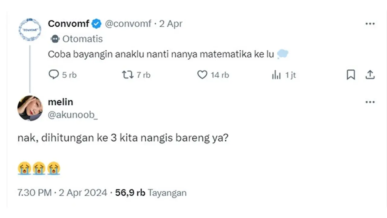 6 Cerita Bayangan Netizen ketika Ajarkan Matematika ke Anak Ini Bikin Ngakak
