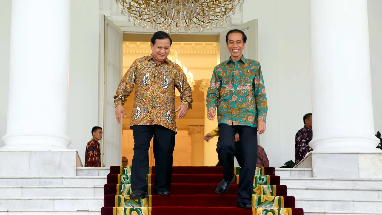 Prabowo sambangi Jokowi di Istana Bogor