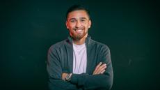 Jordy Wehrmann merupakan pemain berdarah Belanda-Indonesia yang kini membela klub Liga 1, Madura United. (Bola.com/Bagaskara Lazuardi)