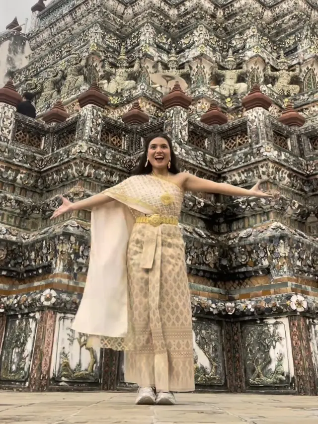 Gaya Marsha Aruan Liburan di Thailand. [@aruanmarsha]