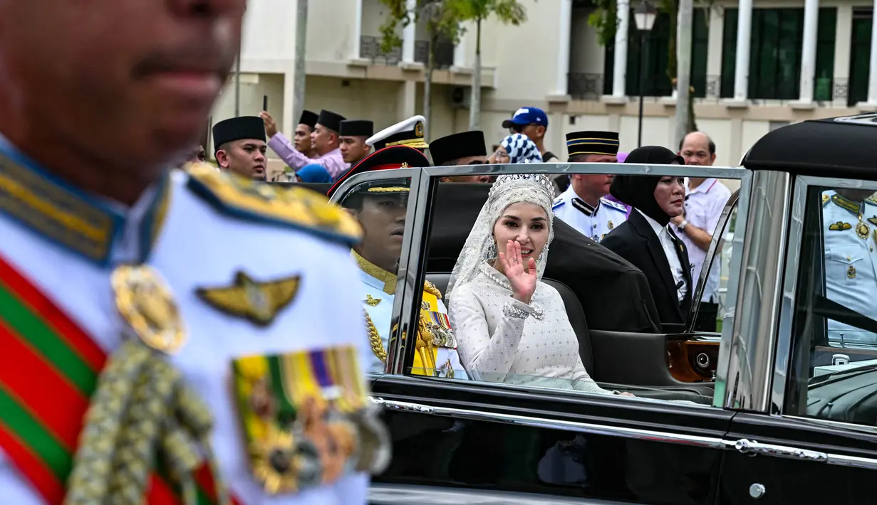 Digelar di Istana Nurul Iman, Bandar Seri Begawan. (MOHD RASFAN/AFP)