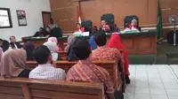 Sidang kasus First Travel di Pengadilan Negeri Depok (Liputan6.com/ Ady Anugrahadi)