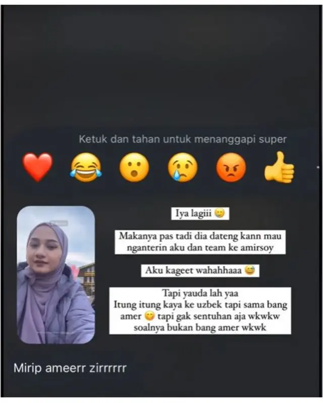 Nadzira Shafa kaget bertemu tour guide mirip Ameer Azzikra saat liburan di Uzbekistan, ini 6 momennya