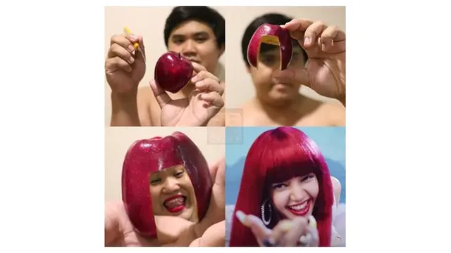 6 Cosplay Low Budget Pakai Buah Warna Merah Ini Kreatif Sekaligus Kocak