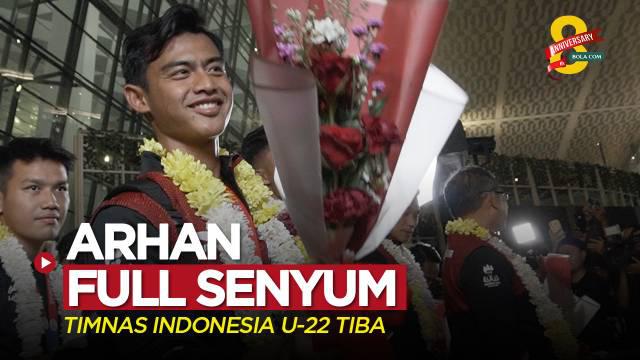 Berita video momen Pratama Arhan banyak tersenyum saat Timnas Indonesia U-22 telah tiba di Tanah Air dengan membawa pulang medali emas dari SEA Games 2023 di Kamboja, Kamis (18/5/2023) malam hari WIB.
