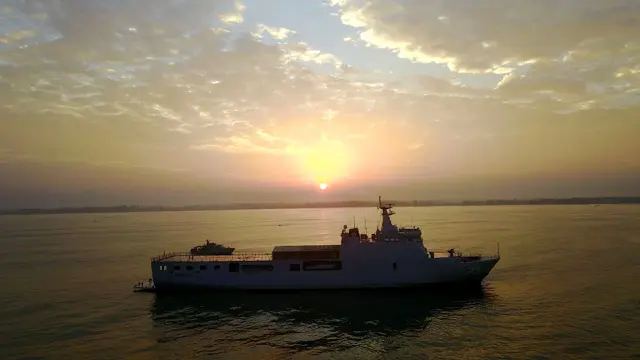 Potret Keindahan Pagi Diatas Samudra Hindia Dengan Drone