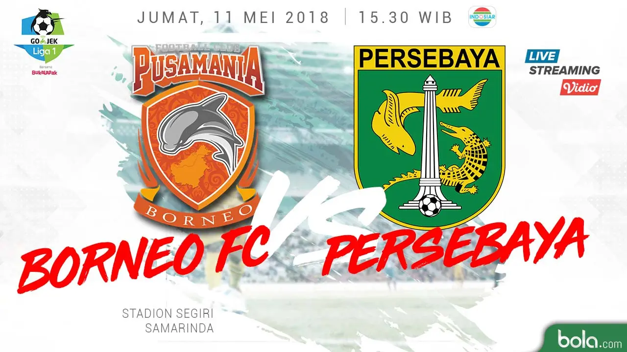 Pusamania Borneo FC Vs Persebaya Surabaya