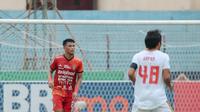 Gelandang Bali United Sandi Sute saat menghadapi PSM Makassar dalam lanjutan BRI Liga 1 2022/2023 di Stadion Sultan Agung, Bantul. (Bola.com/Maheswara Putra)