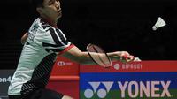 Empat tahun lalu, Jojo hanya bisa finis sebagai runner-up setelah kalah dari pemain tuan rumah Kento Momota. (Toshifumi KITAMURA / AFP)