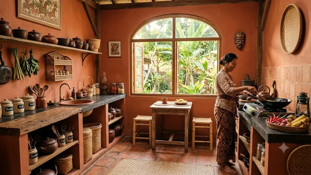 Inspirasi Dapur Bernuansa Terracotta yang Hangat