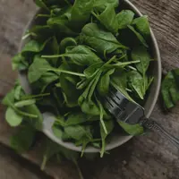 Ilustrasi Mangkuk Daun Bayam Garpu / Freepik by Racool_studio