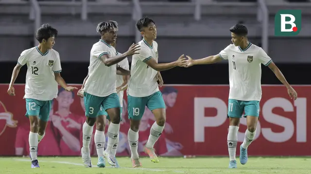 Foto: Pemain Lapis Kedua Timnas Indonesia U-20 Obrak-abrik Hong Kong di Laga Kedua Kualifikasi Piala Asia U-20 2023