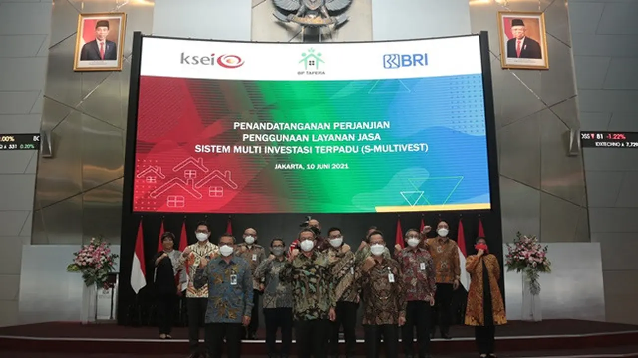 Penandatanganan perjanjian penggunaan layanan jasa S-Multivest (Dok: KSEI)