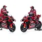 Duet Ducati di ajang MotoGP 2023, Pecco Bagnaia dan Enea Bastianini. (Twitter/Ducati)