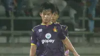 Risna Prahalabenta kembali menjadi andalan Persik Kediri di BRI Liga 1. (Bola.com/Gatot Susetyo)