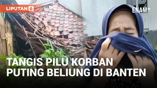VIDEO: Angin Puting Beliung Terjang Lebak Banten, Puluhan Rumah Warga Rusak