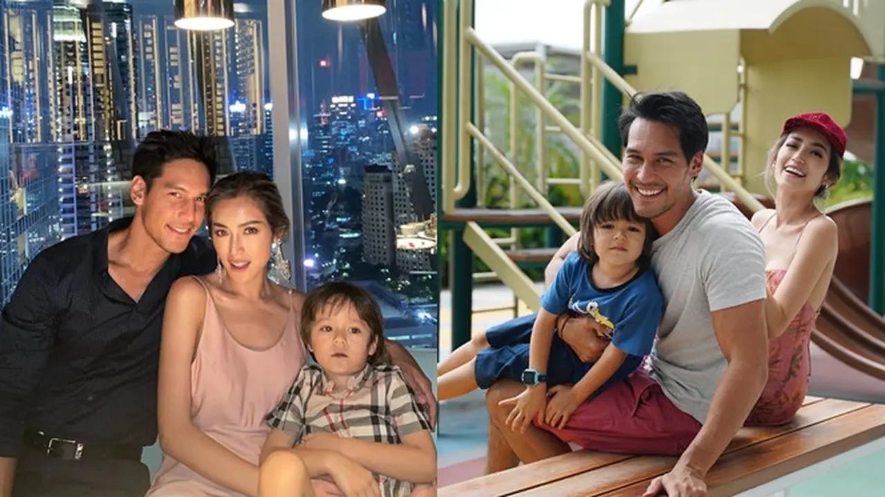 Tidak Saling Hapus Postingan, Ini 6 Potret Kompak Richard Kyle dan Jedar saat Asuh El Barack