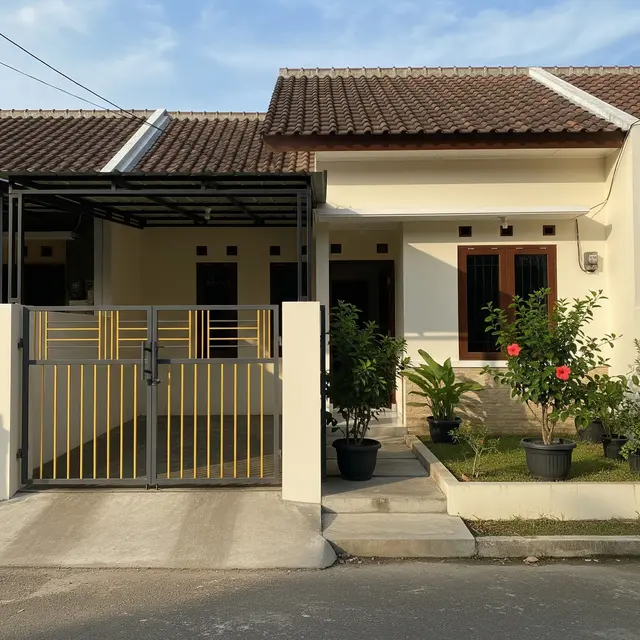 9 Model Pagar Besi Lipat Dua Daun untuk Carport Kecil