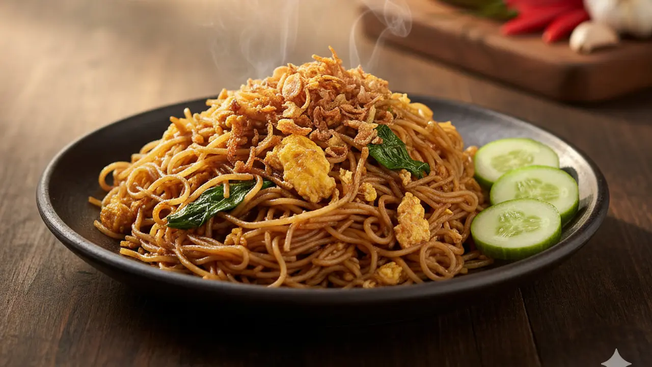 Bihun Goreng Telur Orak-arik