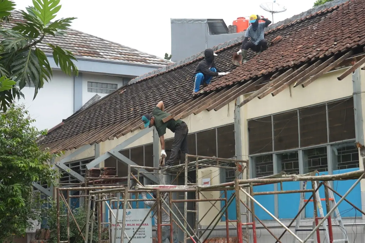 Kemensos mulai renovasi bangunan SLBN A Pajajaran di Bandung, Jawa Barat.
