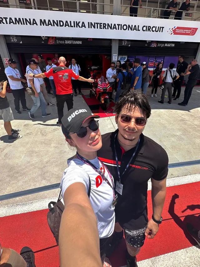 Natasha Ryder di MotoGP Mandalika (Instagram/natasharyder)