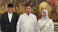 Sandiaga Uno menyambangi kediaman Ketua Umum Partai Gerindra Prabowo Subianto. (Liputan6.com/Delvira Hutabarat)