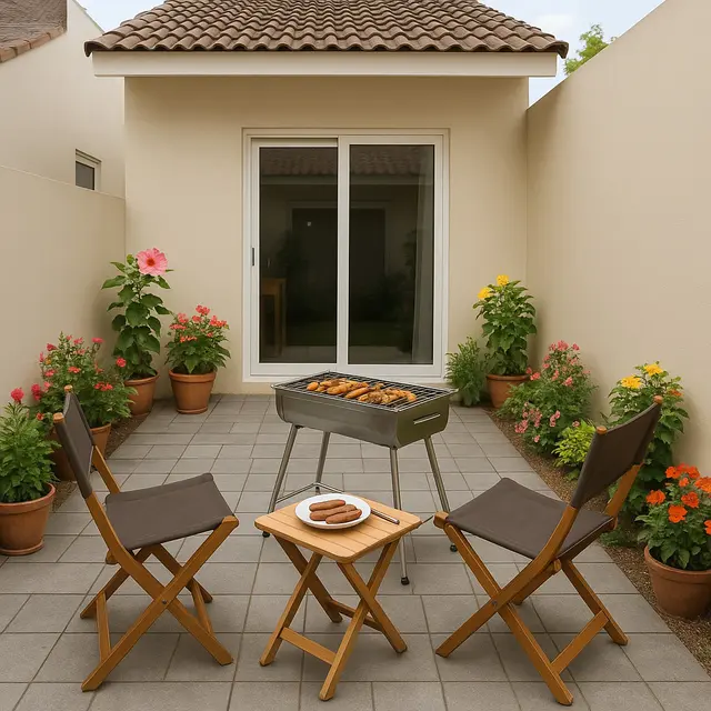 Rumah Type 36 dengan Taman Belakang Buat BBQ-an