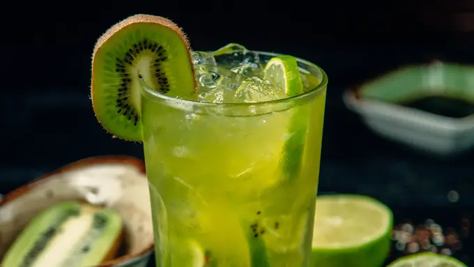 Ilustrasi Es Kuwut Kiwi