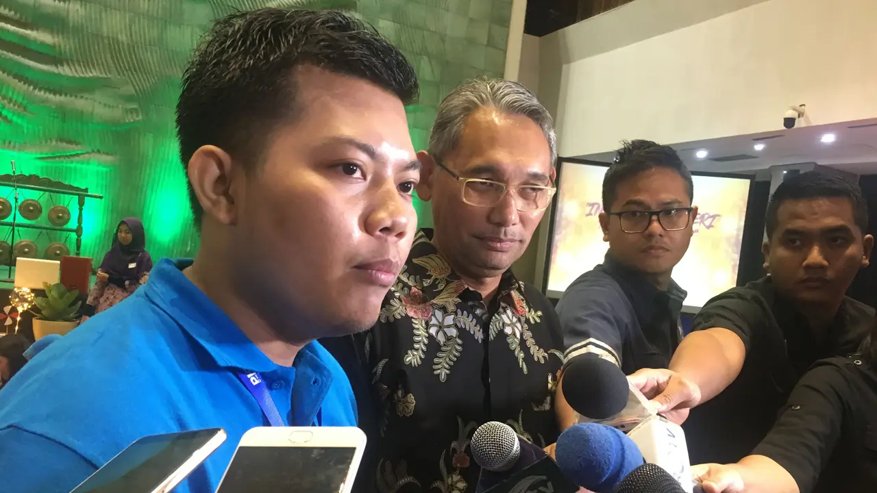 Acara penggalangan dana bertajuk ‘Indonesia Negeri 1.000 Dongeng’ untuk membantu masyarakat Muara Gembong, Bekasi, yang diselenggarakan di Kementerian Pendidikan dan Kebudayaan, Jakarta pada Minggu (3/3/2019).