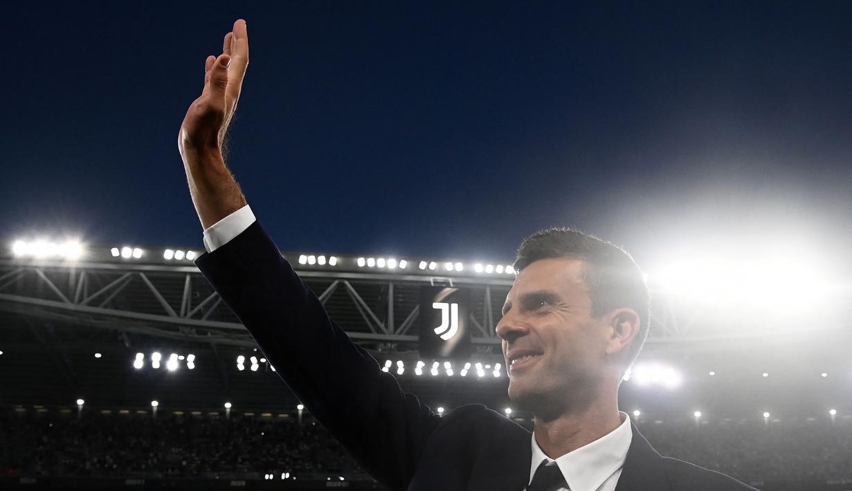 Kemenangan 3-0 jadi langkah awal yang positif untuk Juventus yang kini tengah memulai era baru di bawah pelatih baru, Thiago Motta. (AFP/Isabella Bonotto)