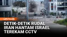 Rekaman CCTV dramatis memperlihatkan detik-detik sebuah rudal Iran menghantam wilayah Israel tengah dan melukai seorang pria. Dalam video yang dirilis Pemerintah Kota Or Yehuda, terlihat seorang pria sedang berjalan di tepi jalan sebelum ledakan besa...