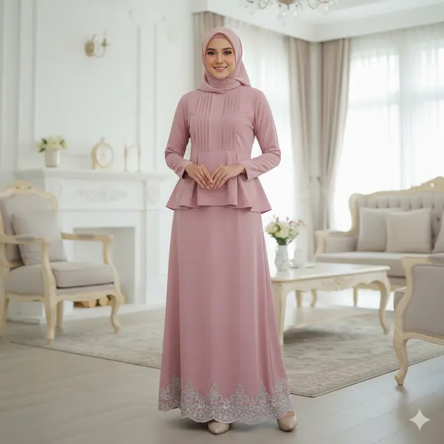 7 Model Baju Lebaran One Set Wanita 2026, Tampilan Elegan dan Stylish Tanpa Ribet