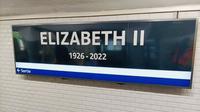 Gambar plakat stasiun 'Elizabeth II'. (Dok: Twitter @RATPgroup https://twitter.com/RATPgroup/status/1571734208984260609?t=0RI61W4fZfLqig4ePDHieg&s=19 / Elly Purnama)