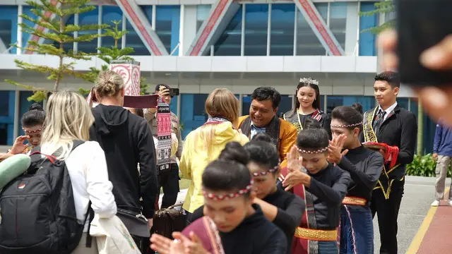 PT Angkasa Pura Indonesia atau InJourney Airports mencatat kenaikan jumlah penumpang ke Bandara Raja Sisingamangaraja XII atau Bandara Silangit. (Dok InJourney)