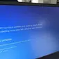 Pengguna Windows di Dunia Terkena Blue Screen of Death Massal, CrowdStrike Diduga Jadi Penyebabnya. (Liputan6.com/ Yusliason)