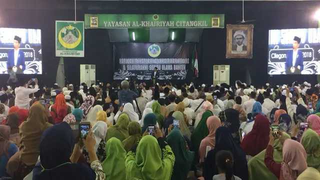 Presiden Jokowi di Banten