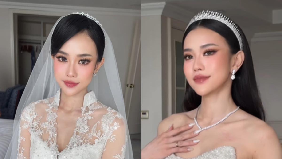 Detail Tiga Gaun Putih yang Dikenakan Jessica Jane di Hari Pernikahannya Bersama Erwin Phang, Tampil Bak Princess