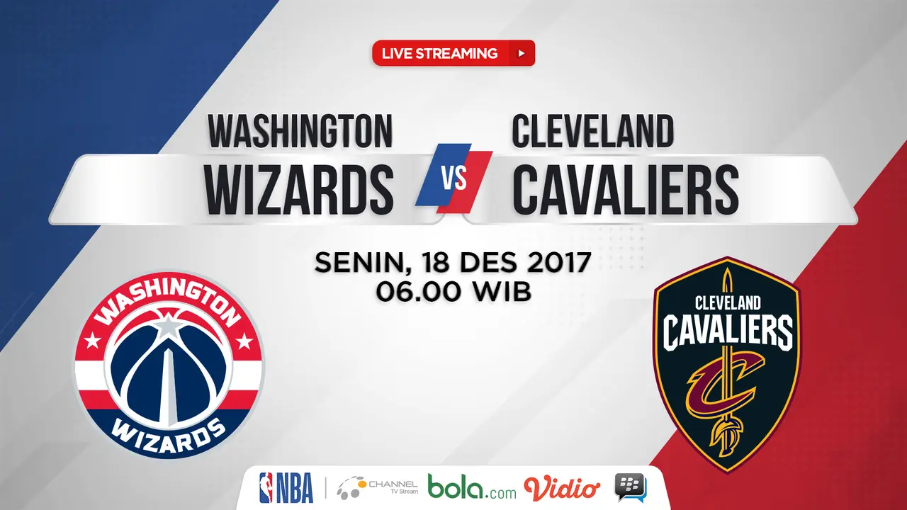 Washington Wizards Vs Cleveland Cavaliers, NBA