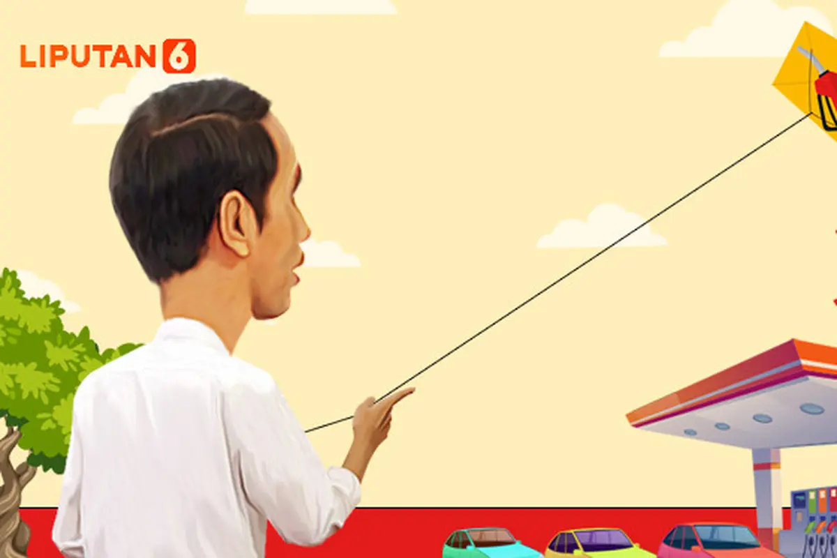 Banner Infografis Naik Turun Harga BBM Subsidi Era Jokowi